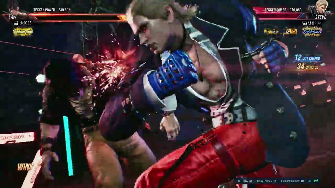TEKKEN 8 ctc0115 (Law) V.S. (Steve) 2025 12 25 07 33 07