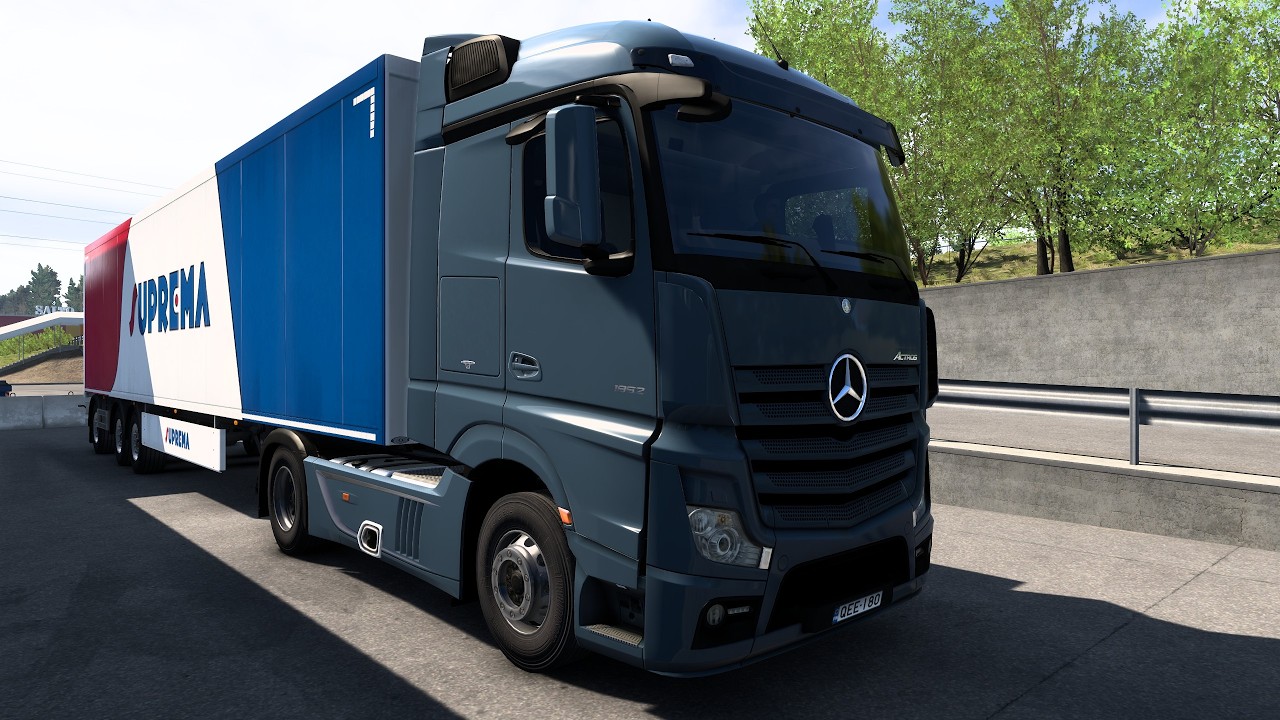 Mercedes New Actros StreamSpace 回收紙箱(20公噸) 于韋斯屈萊 至 坦佩雷 #ets2 #歐卡2 #eurotrucksimulator2  #歐洲卡車模擬2