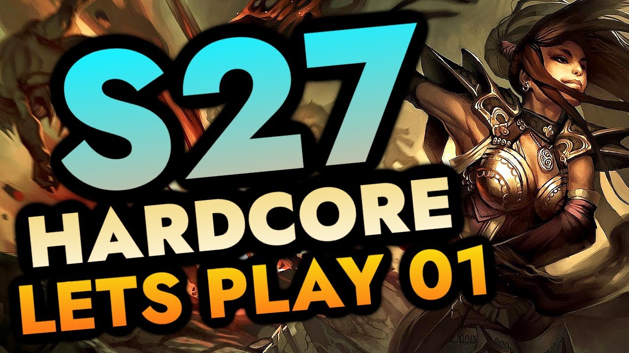 S27 HARDCORE LET'S PLAY | EP:01 WIZARD 1-70 - LIGHT'S CALLING DIABLO 3 SEASONAL GAMEPLAY COMMENTARY