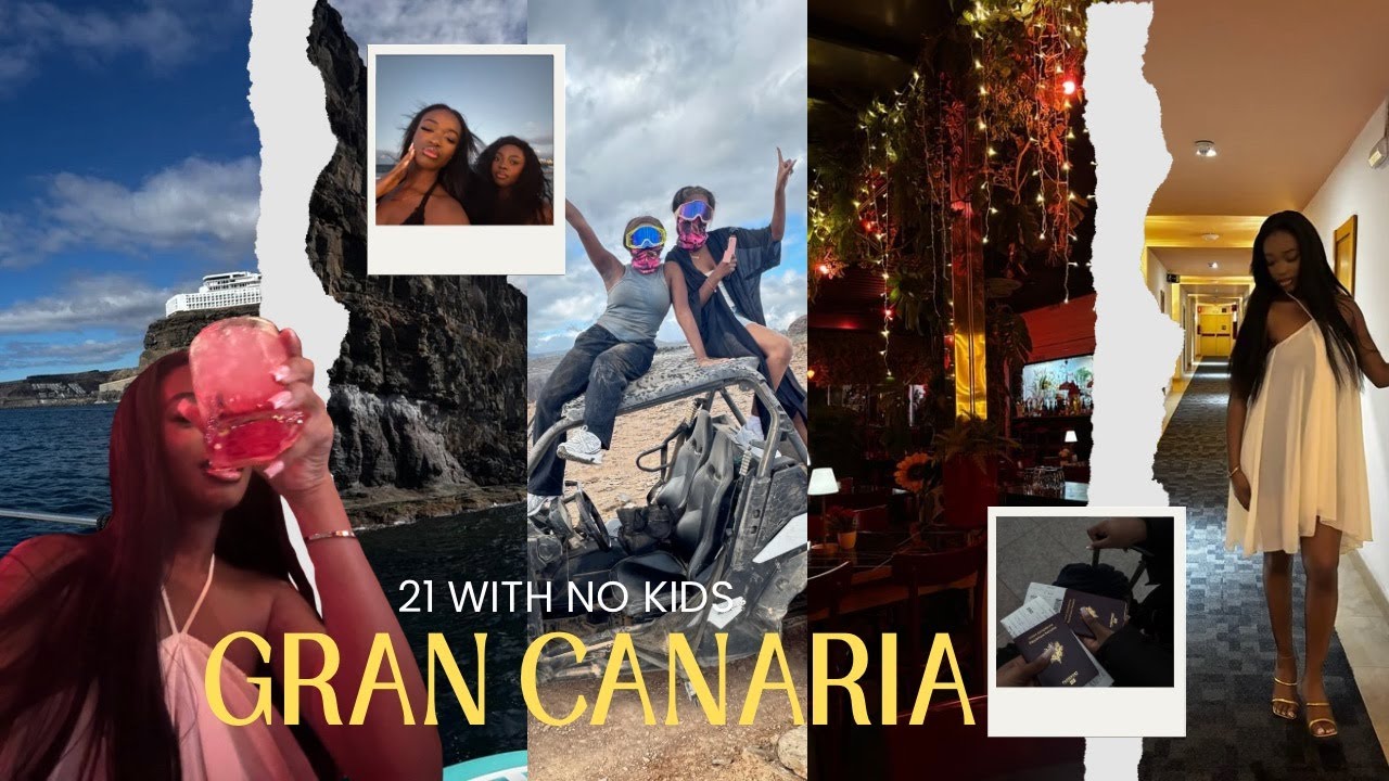 VLOG TRAVEL : 21 WITH NO KIDS I Premier voyage solo ✈️ I Gran Canaria I Tomber love d'un serveur ?