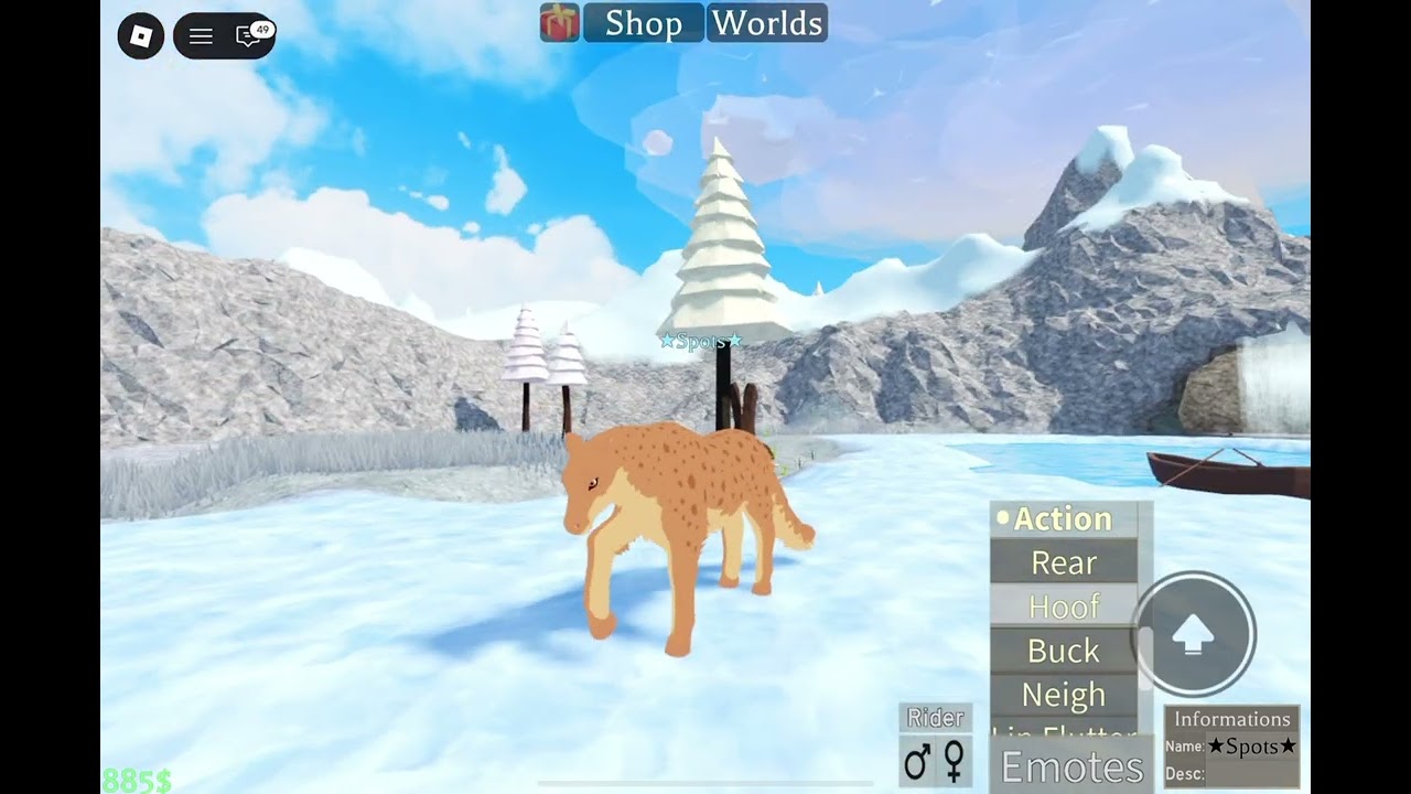 NEW LEOPARD HORSE(roblox horse world) 