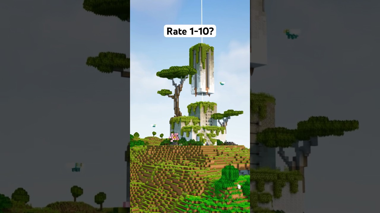 Minecraft beacon tower #shorts
