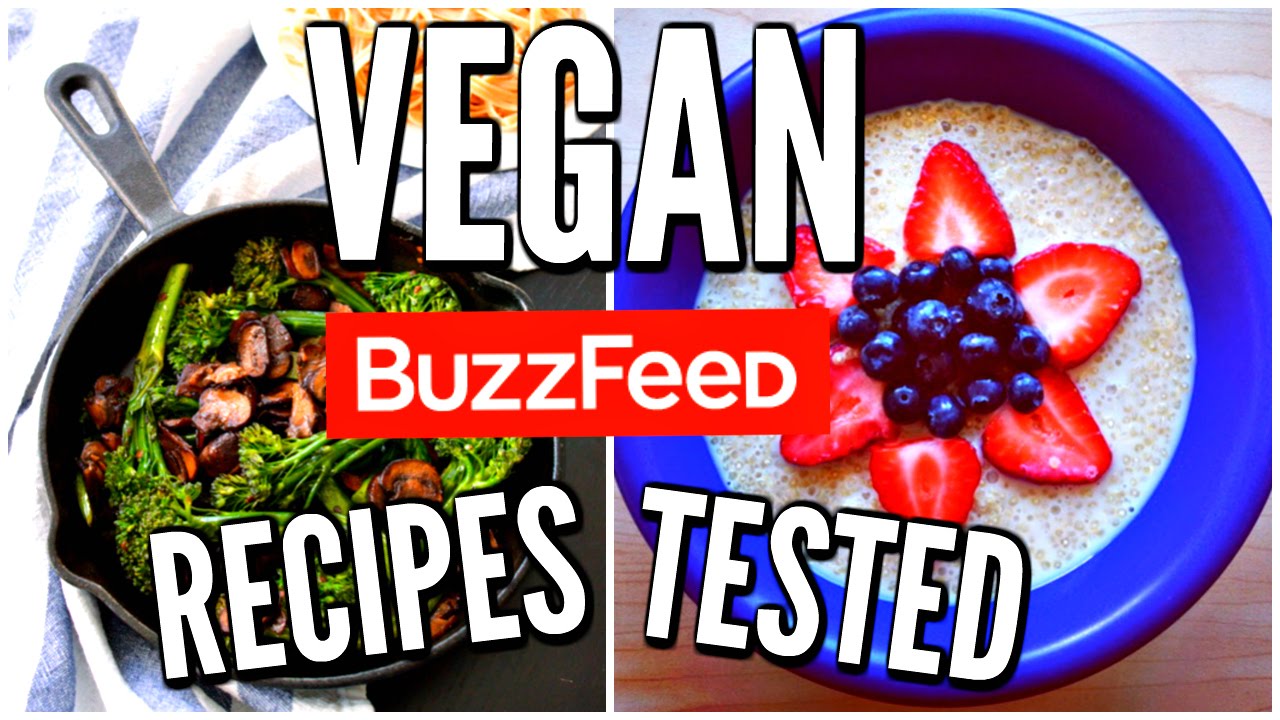 Buzzfeed Food Recipes TESTED! Vegan Breakfast, Snacks, and Dinner