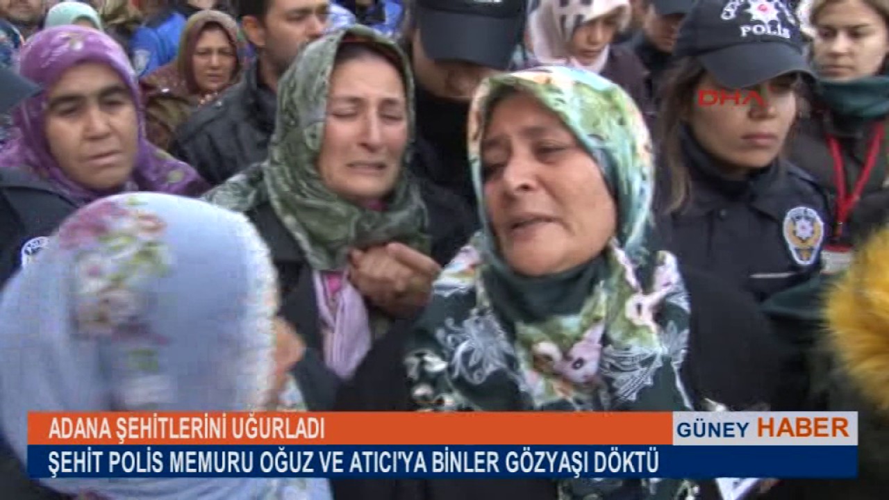 Adana Şehitlerini son yolculuklarına uğurladı.