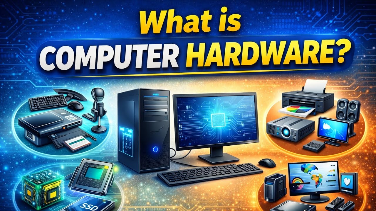 What is Computer Hardware? | Types of Hardware Explained | Computer Basics Day 5