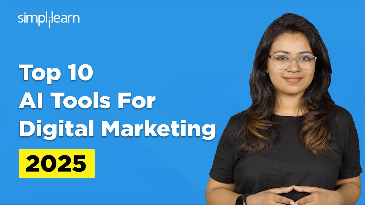 Top 10 AI Tools For Digital Marketing In 2026 | Gen AI Digital Marketing Tools 2026 | Simplilearn
