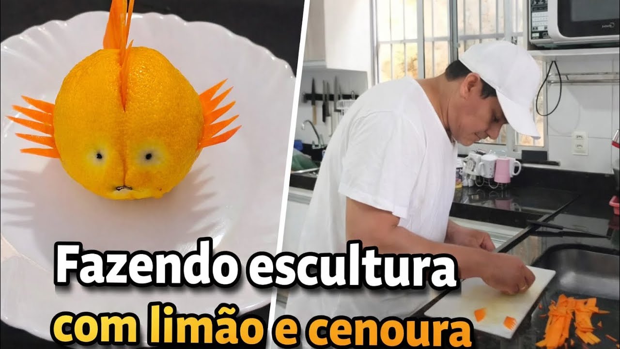 Ensinando a fazer peixinho de limão 