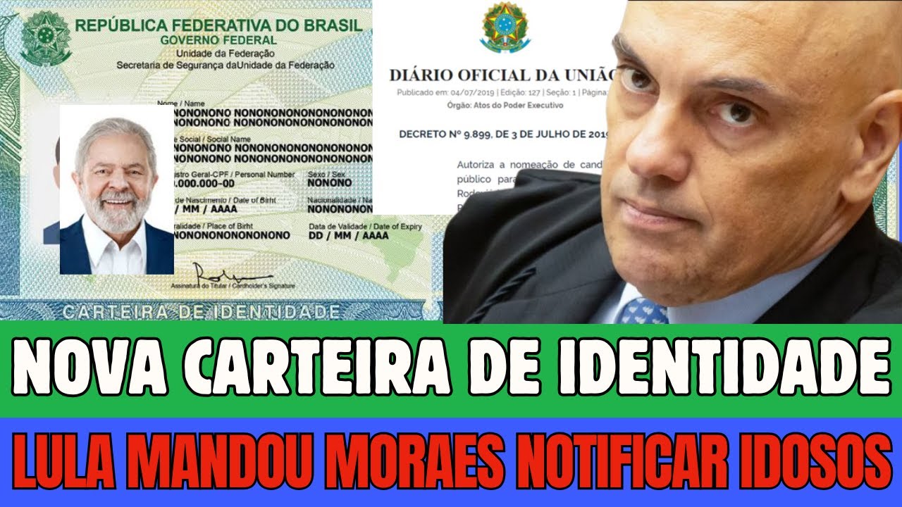 IDOSOS COM CPF 0 A 9 TER&Atilde;O DE FAZER A NOVA CARTEIRA DE IDENTIDADE NACIONAL NOVO RG 2025