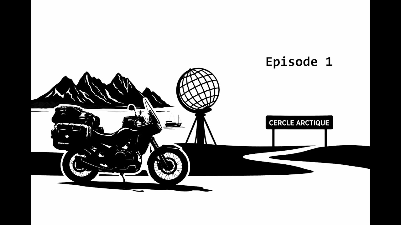 Cap Nord à moto 2025 Episode 1