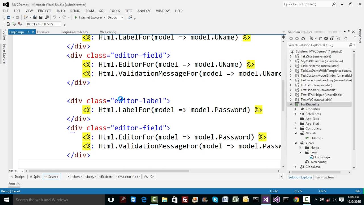 15 How to do Authentication, Authorisation in ASP.NET MVC
