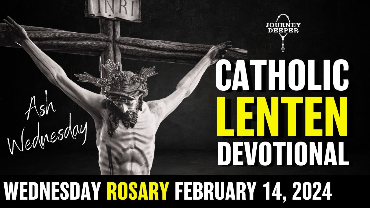 ASH WEDNESDAY ROSARY 💜 GLORIOUS Mysteries of Holy Rosary 💜 February 14, 2024 💜 VIRTUAL ROSARY