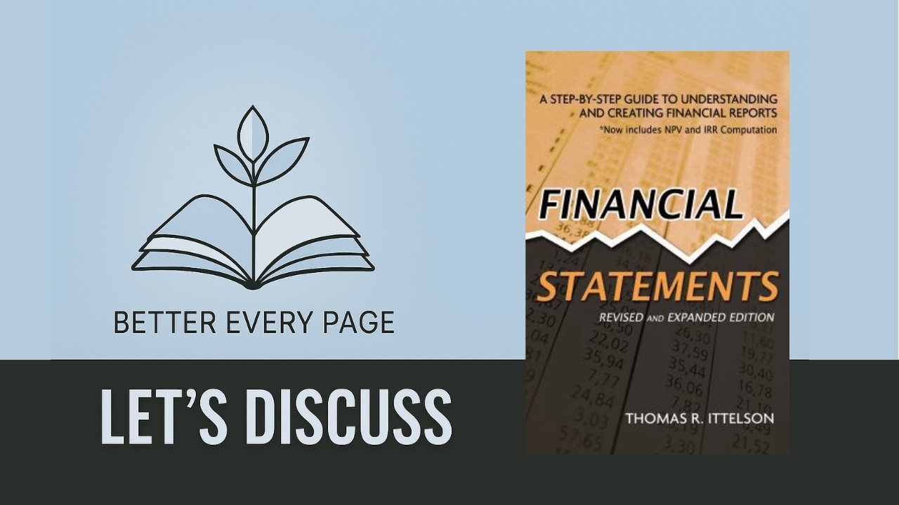 Financial Statements by Thomas Ittelson – Book Review | Better Every Page