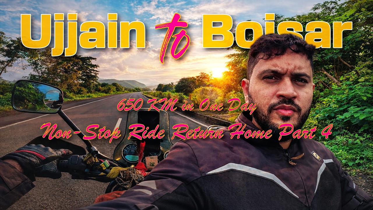 Ujjain To Mumbai ( Boisar ) | 650 KM Non-Stop Ride 🔥 | Finally Reached Home | Part 04.