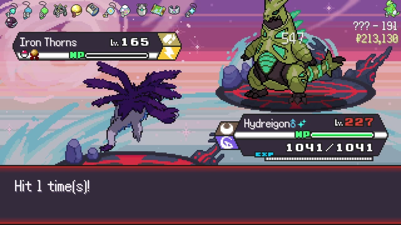 [PokeRouge] Hydreigon carry (140-200)