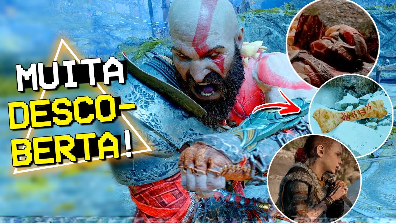 40 DESCOBERTAS INCRÍVEIS que você não sabia em GOD OF WAR 2018 (Descobertas, segredos e Easter Eggs)
