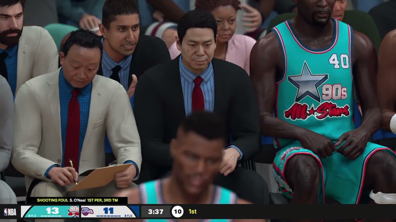 NBA 2K26 Gameplay: 90's All Stars vs 2000's All Stars - (Xbox Series X) [4K60FPS]