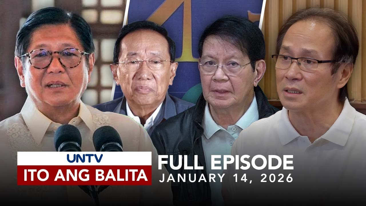 UNTV: Ito Ang Balita | January 14, 2026