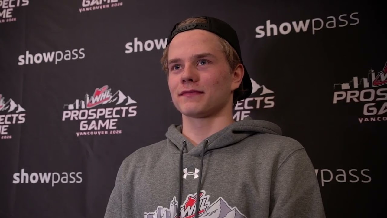 Matias Vanhanen, Team West – 2026 WHL Prospects Post-Game Media