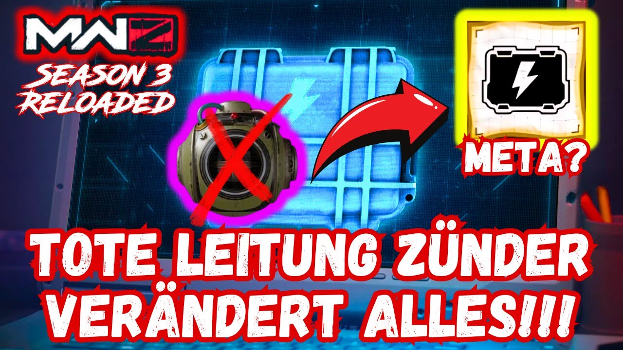 Tote Leitung Zünder in MW3 Zombies kann die neue META sein !