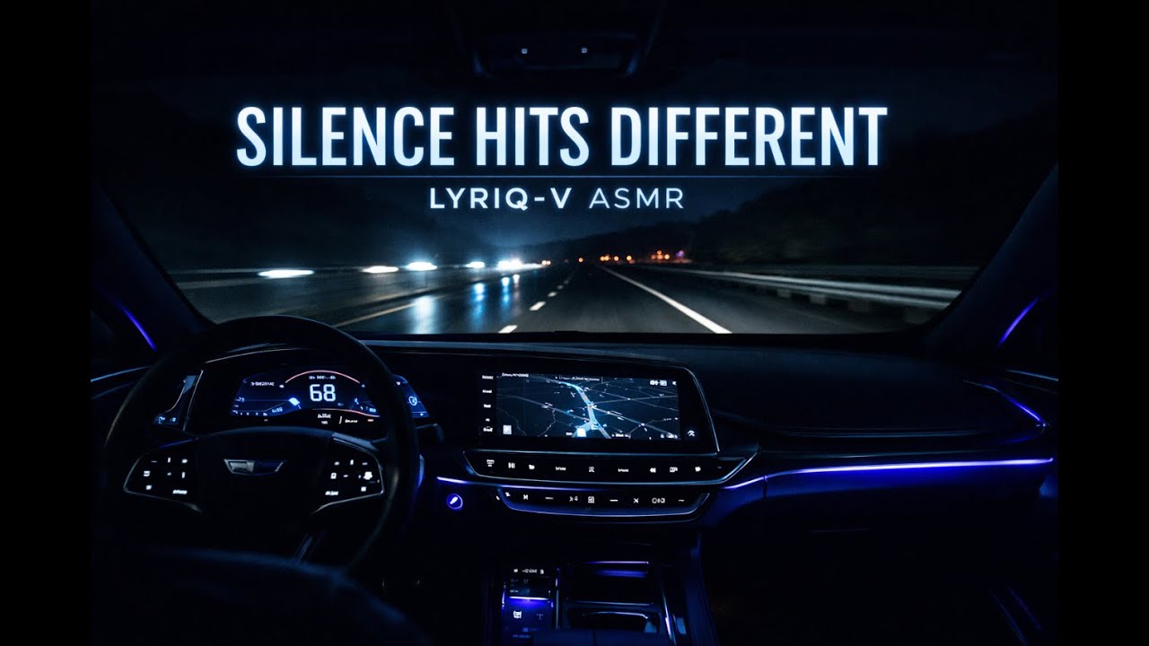 Silence Hits Different at Night:LYRIQ V ASMR Road Trip