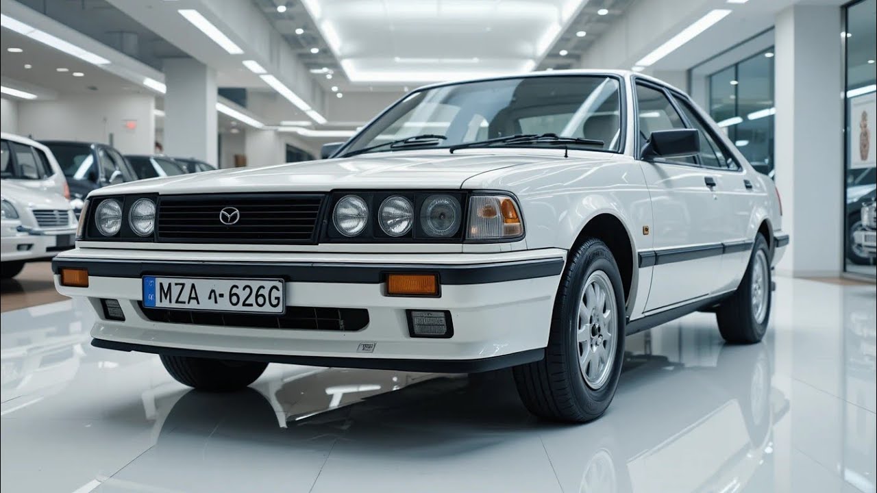 Mazda 626 GD (1988) in Glossy Pearl White