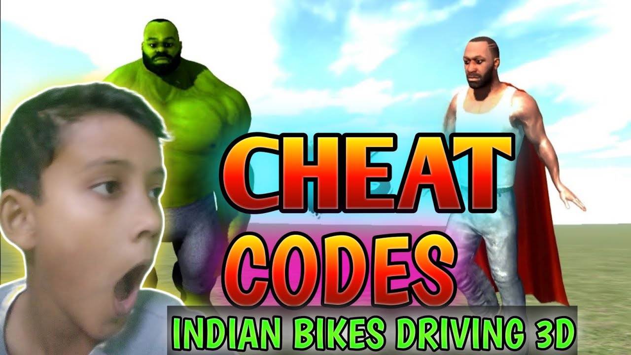 Cheat codes of Indian bike driving 3D