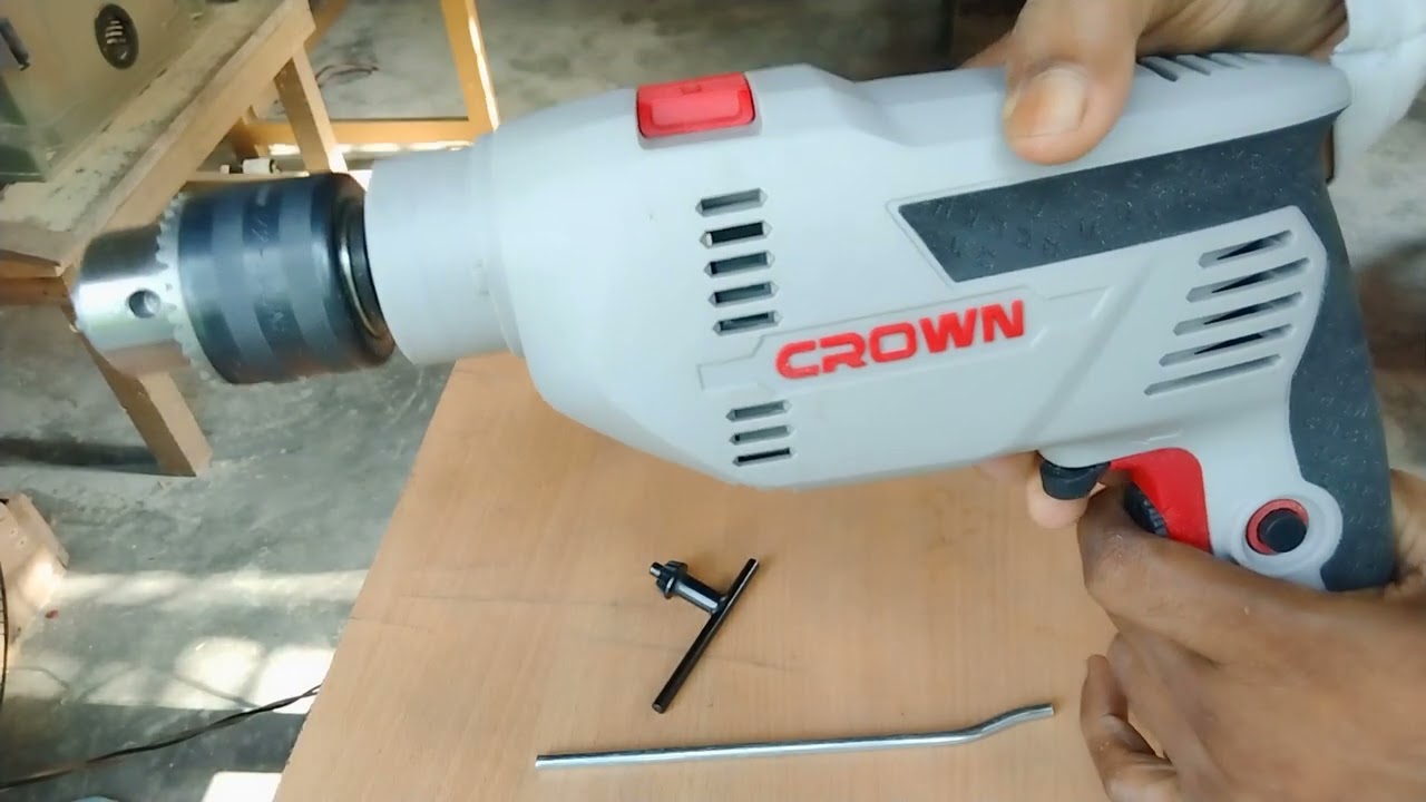 CROWN Impact Drill Hammer Function 600W 13mm CT10128