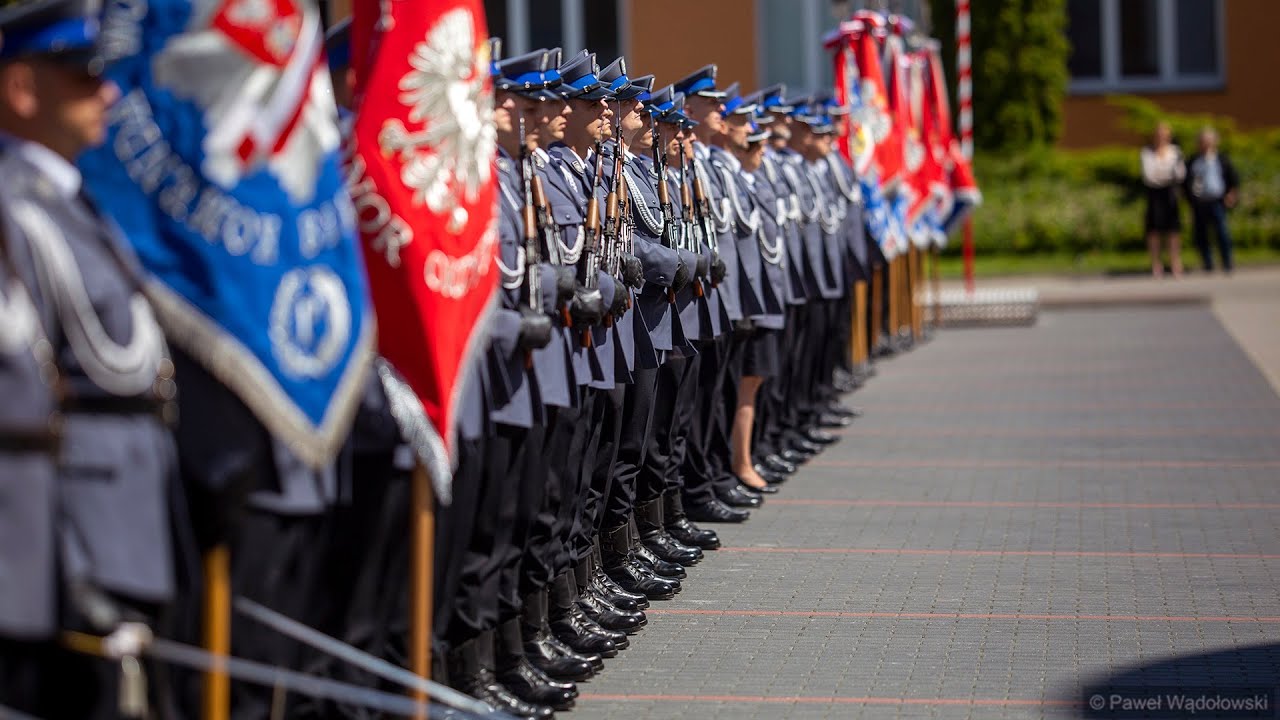 Defilada - Wojewódzkie Obchody Święta Policji w Zambrowie