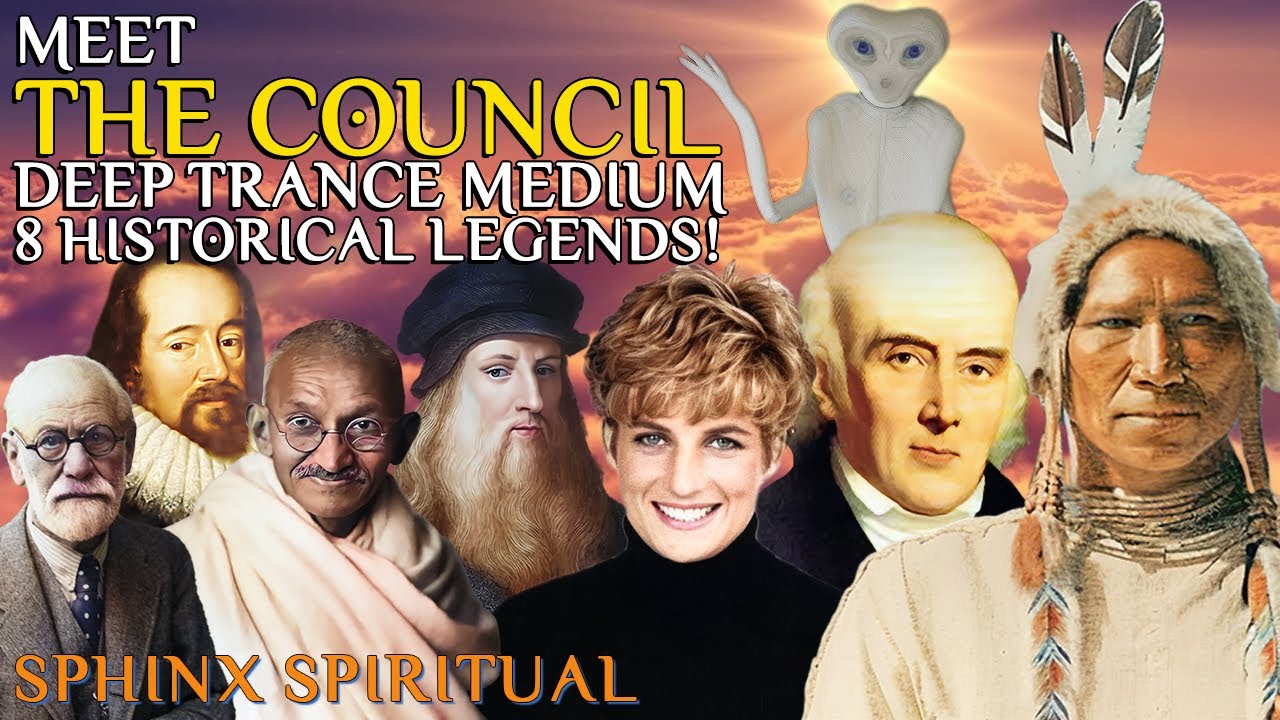 Meet the Council - Deep Trance Medium,  7+ historical legends speak!