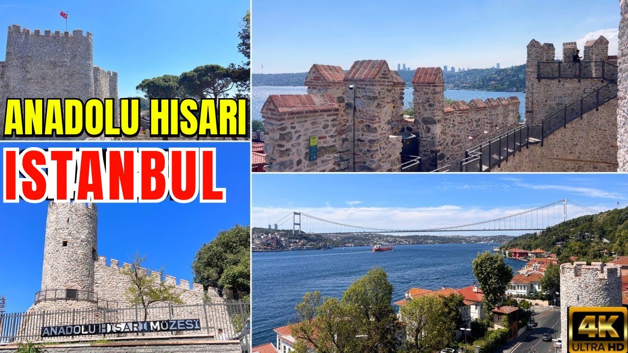 🇹🇷Turkey Istanbul History Anadolu Hisarı Walking Tour 4K