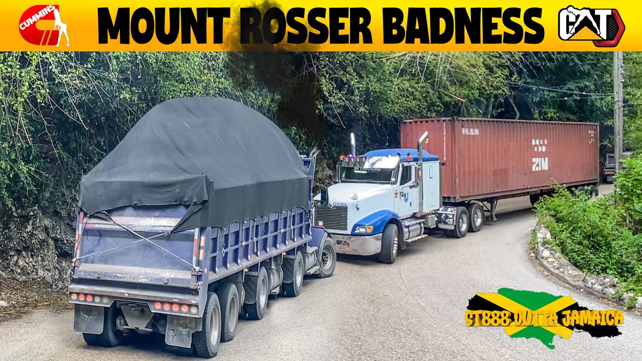 Jamaican Truckers Traversing | World Most Dangerous Roads | Mount Rosser S01E01 | Loud Jakes