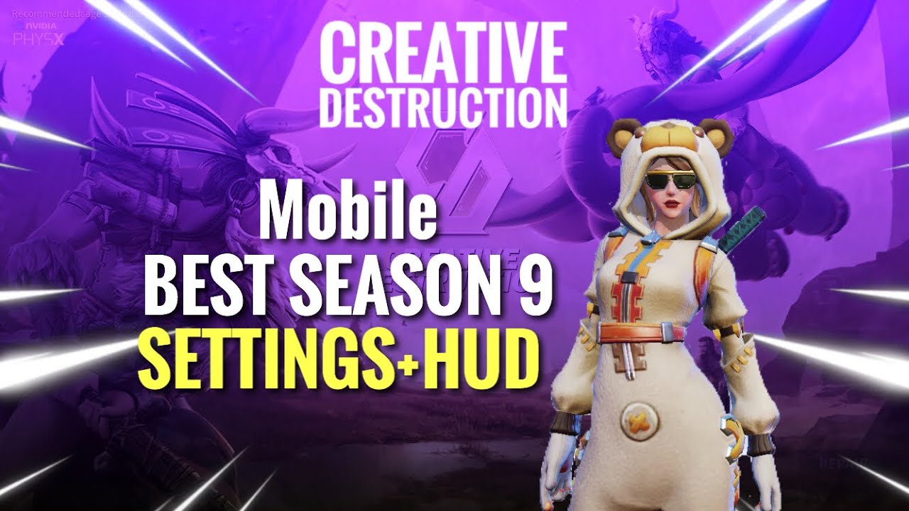 Creative destruction Season 9 best Settings+Hud