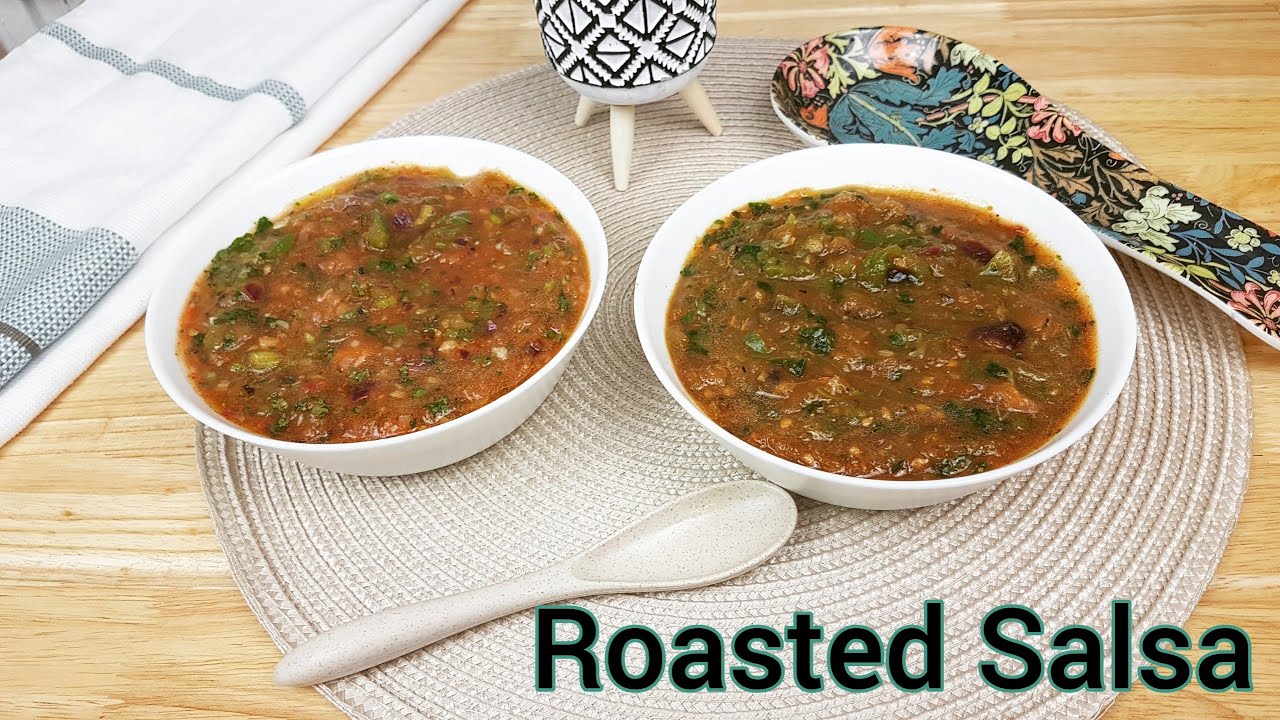 Roasted Salsa Recipe in My Style | Chutney Recipe