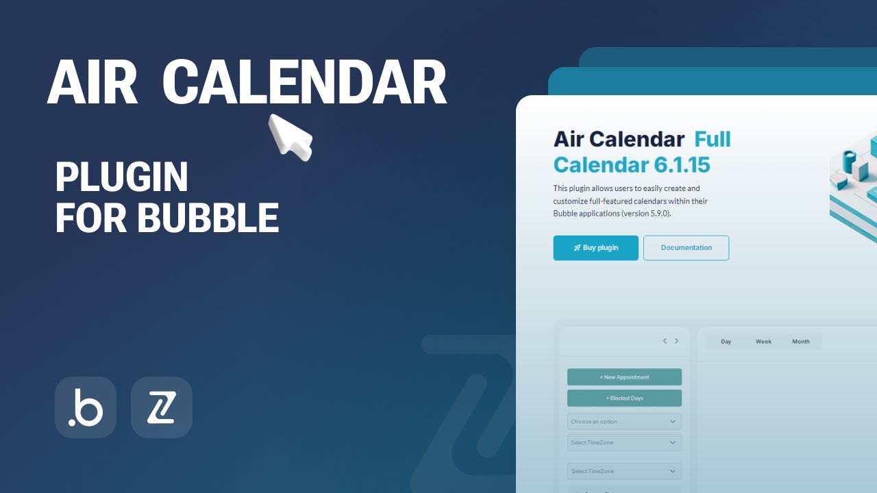 How to Add a Fully Customizable Calendar in Your Bubble App With Air Calendar Plugin
