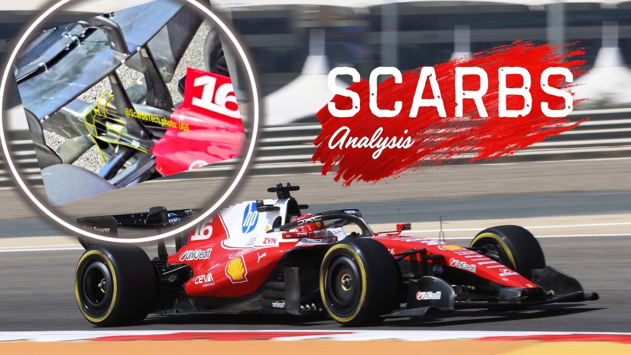 FERRARI'S trick rear wing mount analysed by Scarbs with Peter Windsor