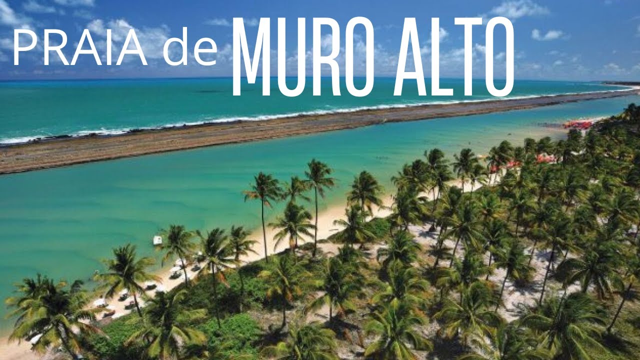PRAIA MURO ALTO, PORTO DE GALINHAS, 4K, VISTA DE CIMA, SILVIO VIAGENS