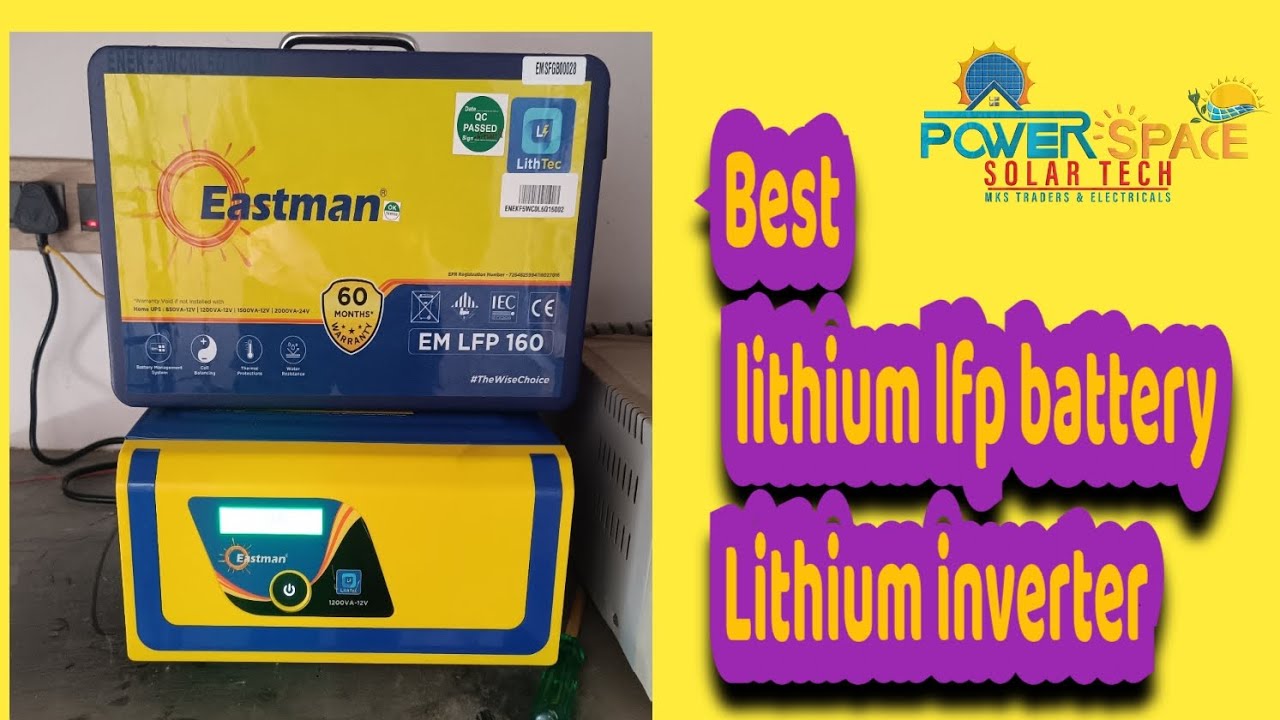 Best lithium ferro phosphate battery , lithium inverter, eastman , installation chennai #trending