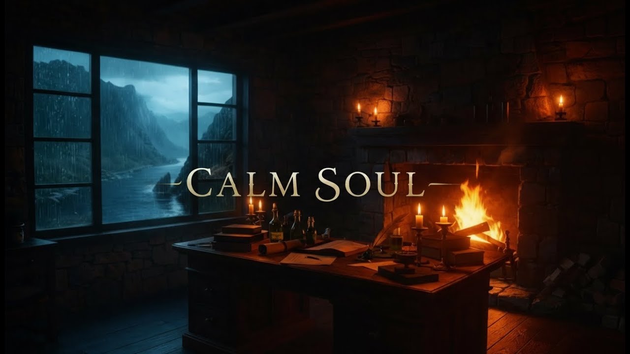 Night Rain & Flamenco Guitar for Anxiety Relief and Deep Relaxation