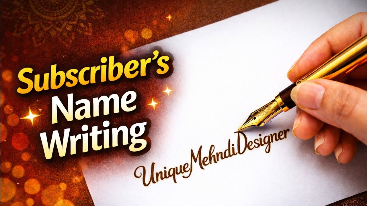 Fastest Writing Challenge LIVE 🔥 Name in Seconds