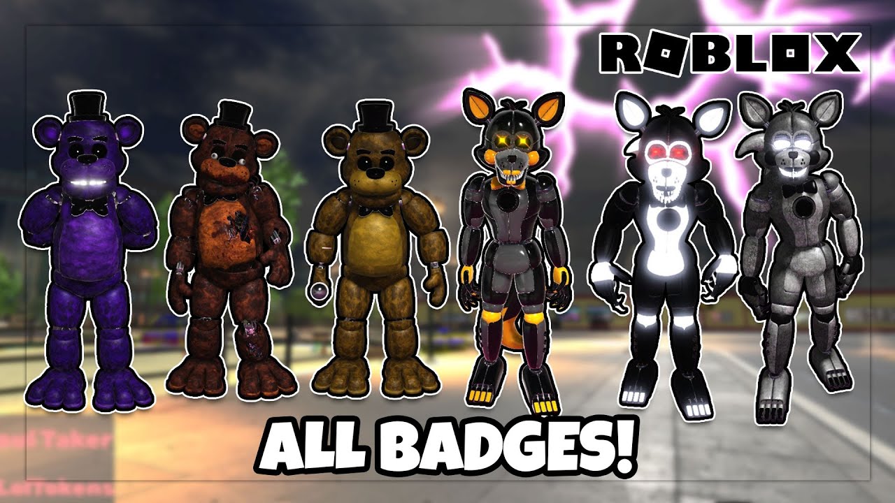 Как получить все 6 значков в FNaF Universe RP 2 (ALPHA) — Roblox