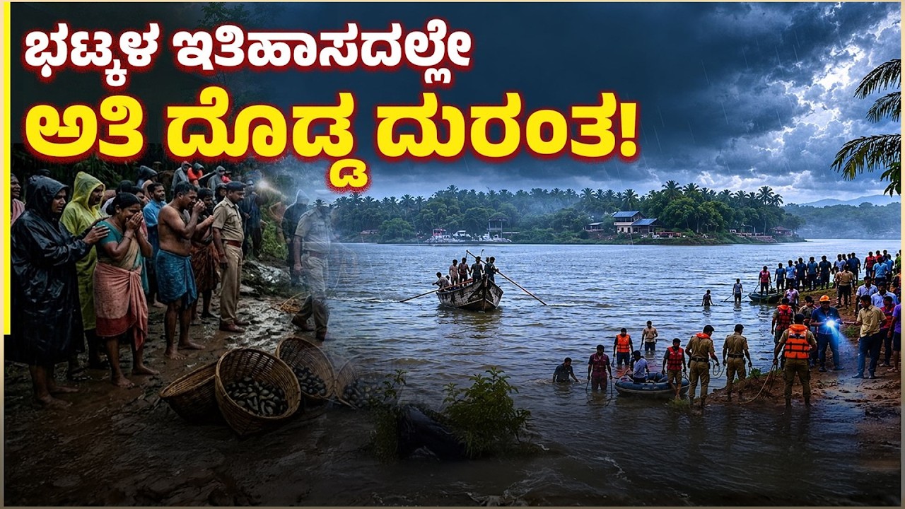 ಭಟ್ಕಳ: ಕಪ್ಪೆಚಿಪ್ಪು ಹೆಕ್ಕಲು ಹೋಗಿದ್ದ ಜನರ  ಸಾವಿಗೆ ಇದೇ ಕಾರಣ!: River Tragedy in Bhatkal