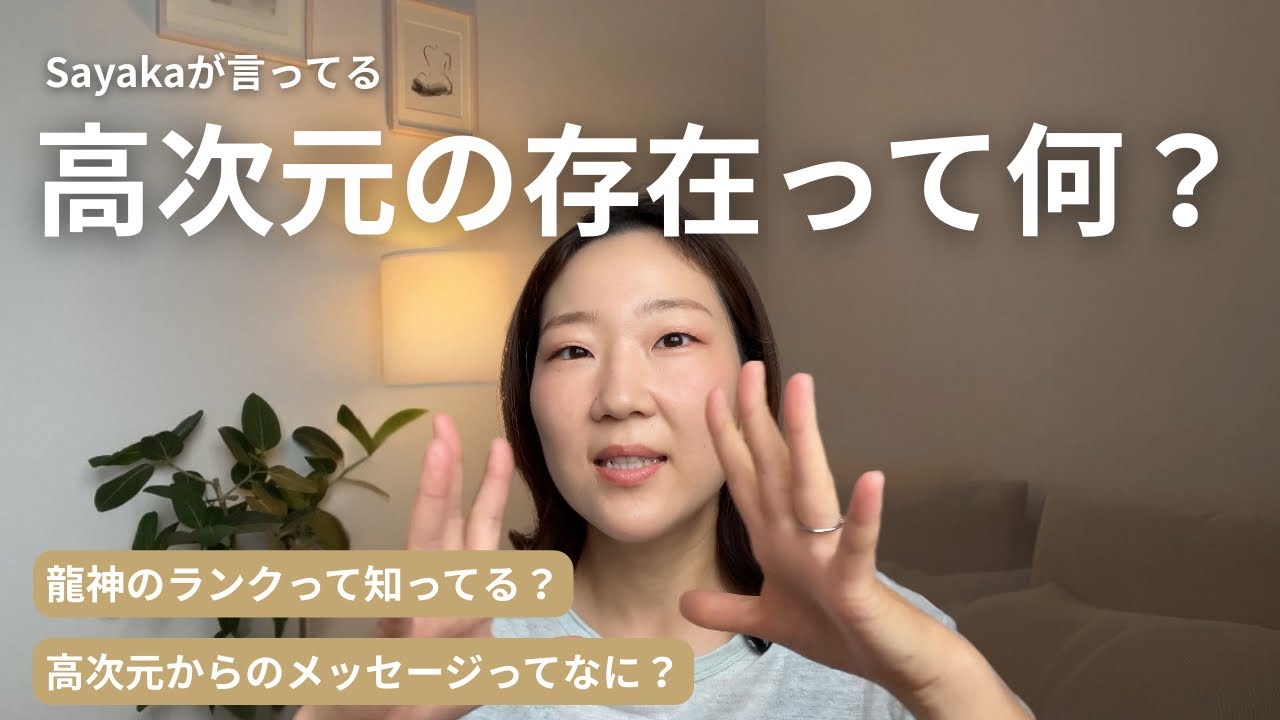 Sayakaが言ってる高次元の存在って何？どこ？