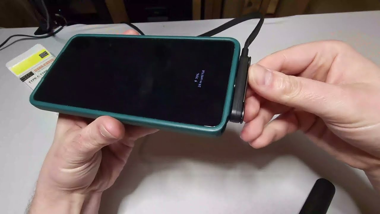 240W Braided Fast Charge Cable, Invisible Holder Charger Cable with Stand