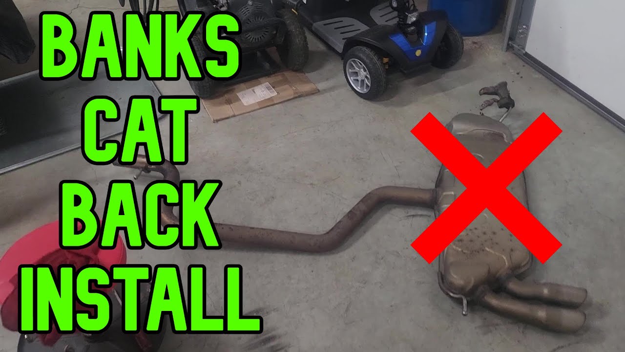 Golf TDI Banks Cat Back Exhaust Install