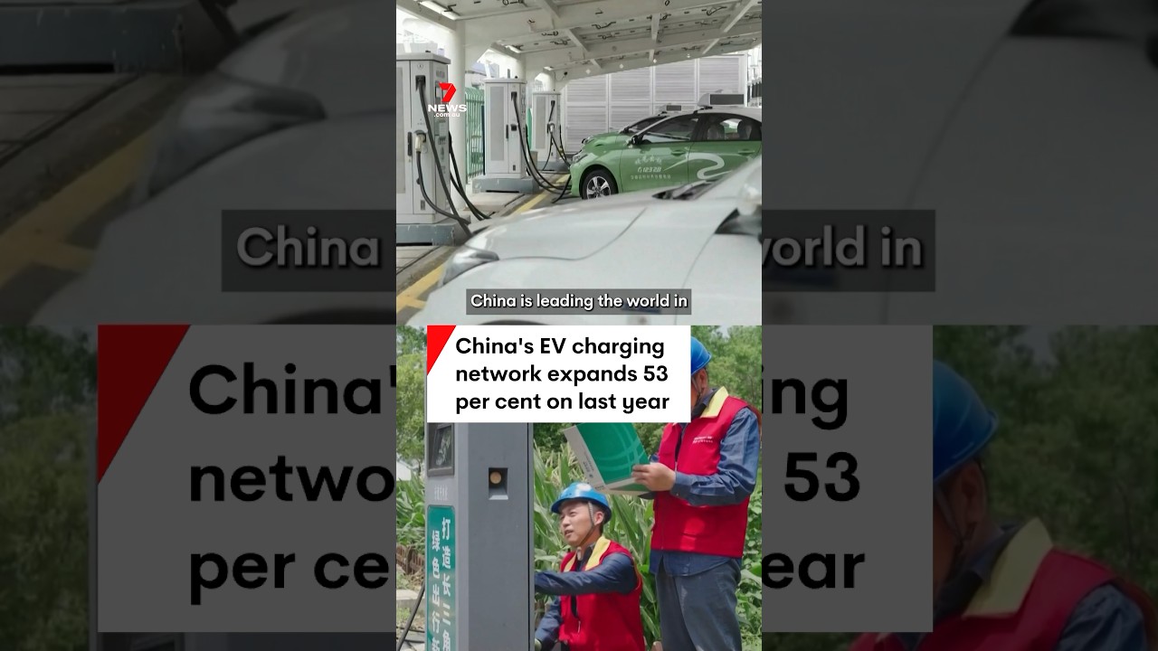 China's electric car revolution is in full swing with a network of over 10 million charging points