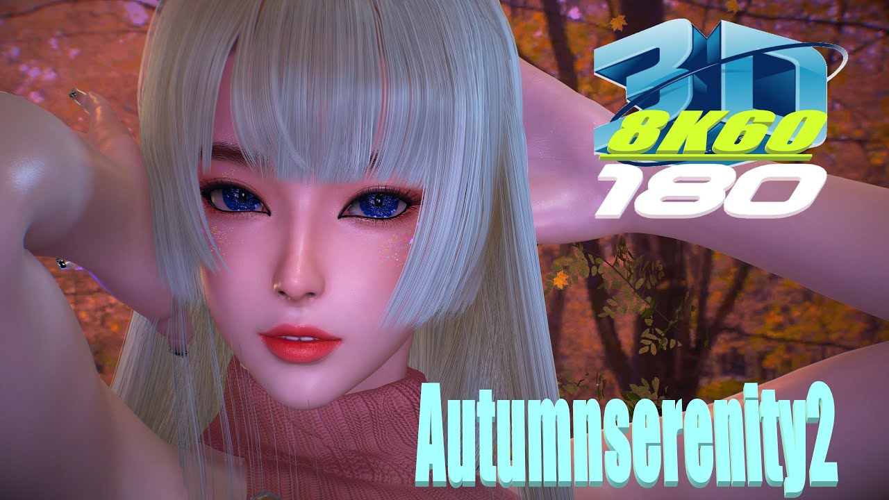 Wandance Hikari Wanda, Experience 8K 3D VR180, Autumnserenity2, Dance, 秋落葉2, ワンダンス 湾田光莉 似, MMD, VaM