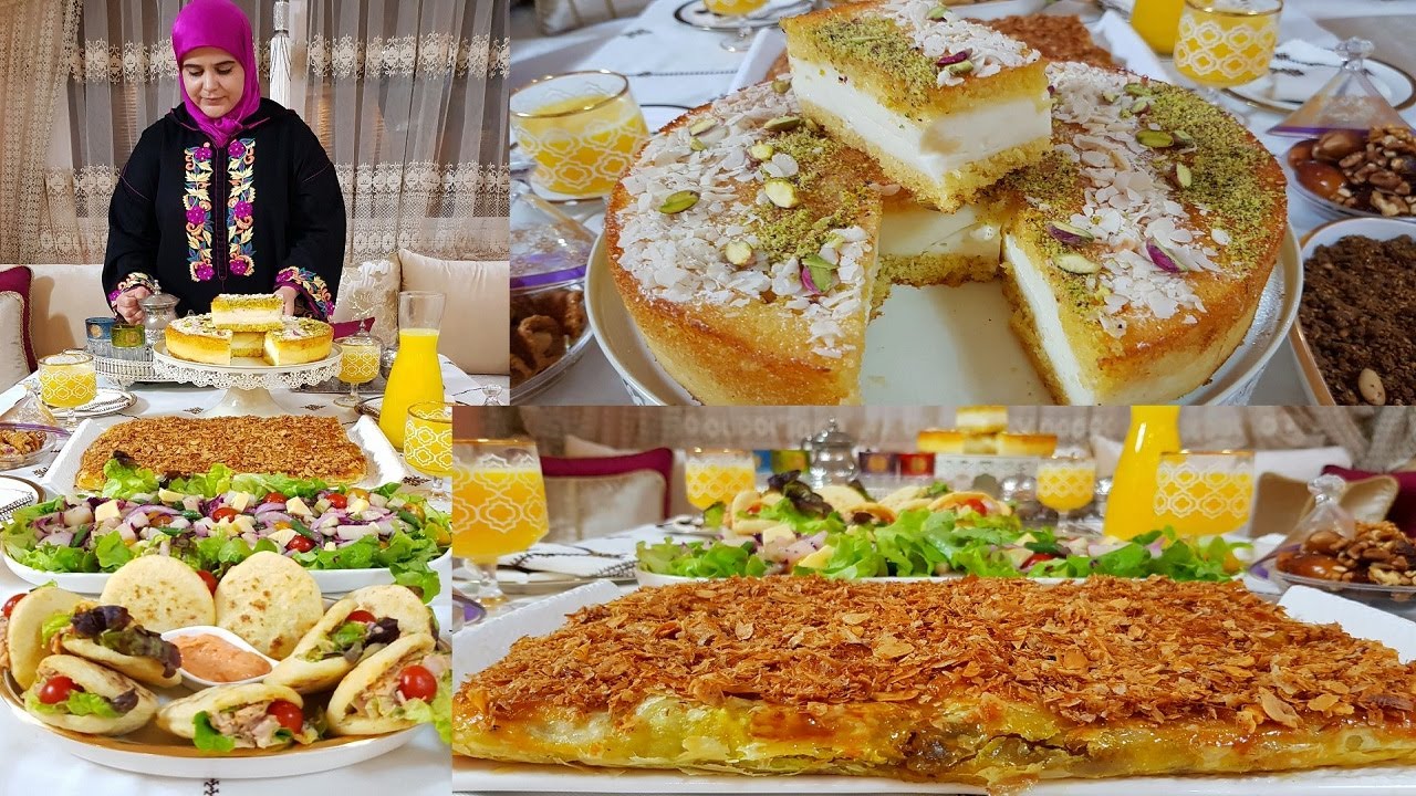 بسبوسبة ملكية ومسمنة بسطيلةواطباق أخرى من سلسلة فطور رمضان  مع زينب المغير 🥰