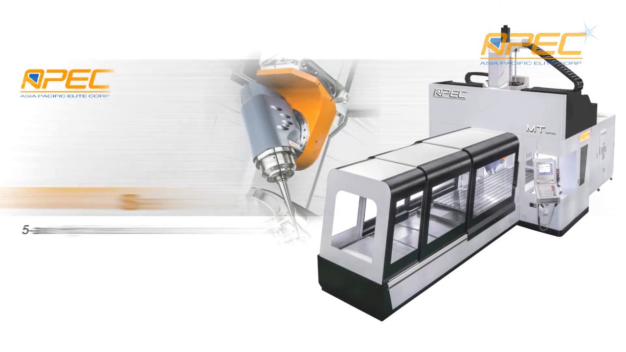 MT15 sereis, 5 Axis High Speed Double Column Machining Center, APEC