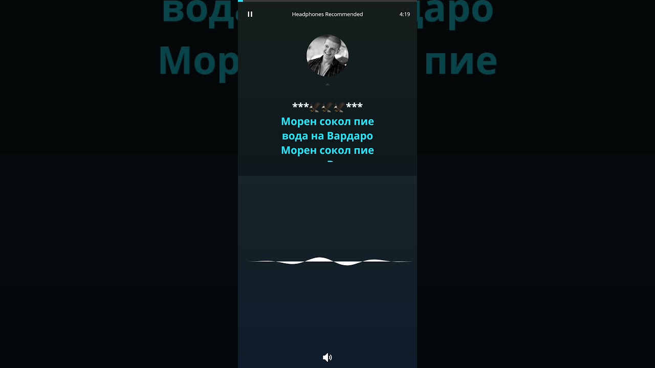 Народна песен - Морен сокол пие (Караоке)