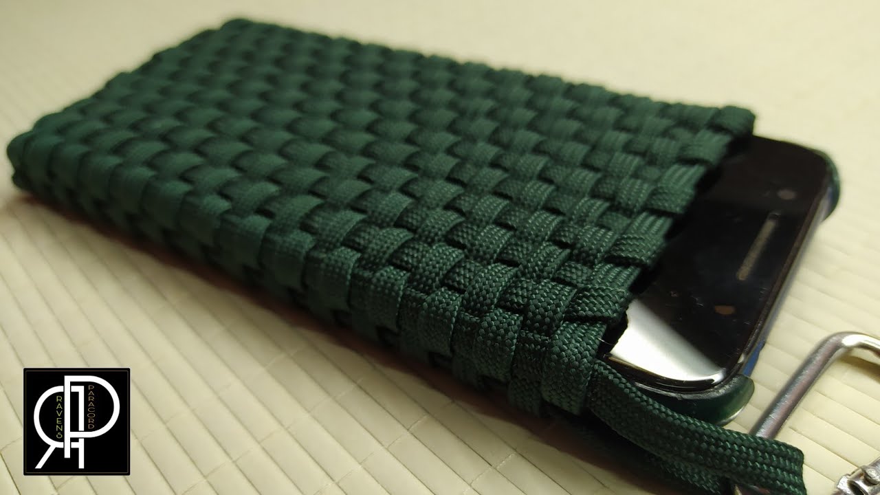 How to make a DIY cellphone pouch using Paracords/RAVen